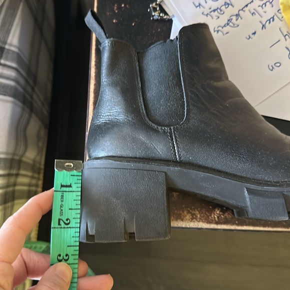 Steve Madden slip on Moto bootie 5 preowned - Picture 15 of 16